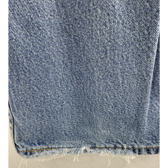 Levis 517 Jeans Mens 33 x 29 Bootcut Medium Wash Denim Casual Grunge Holes - Picture 12 of 16